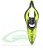 SAB Full Carbon Airbrush Canopy Yellow/Carbon - Goblin 500 Sport