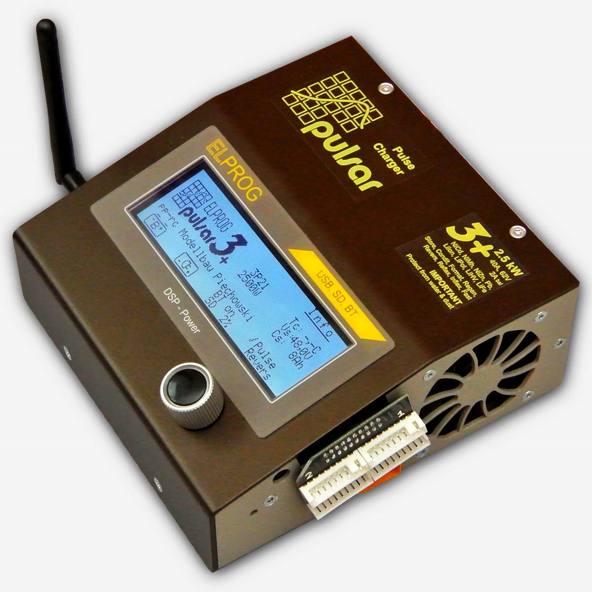 PULSAR 3+ Profi Akku Ladegerät inkl. Bluetooth - World-of-Heli