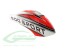 Airbrush Haube WEISS / ROT - GOBLIN 500 Sport
