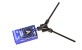 Antennenhalter flach - BLAU