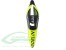 Vollcarbon Haube GELB / SCHWARZ - Goblin 630 Competition
