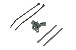 Antennenhalter f�r Heckrohr - GRAU