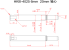 HKIII-4025 Motorwelle / Shaft Kit (6mm 20mm)