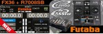 FUTABA FX36 2.4GHz FASSTest + R7008SB