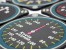 Scorpion Luftfahrtinstrumente Untersetzer Set - Soft PVC Coaster Set - Aviation Instruments