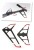 Carbon Leitwerkset weiss / rot f�r JR