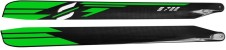 SAB S722 CFK ROTORBL�TTER 721 mm / MAIN BLADES - GRUEN