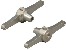 JR Arm f�r Stabitsangenrahmen silber (2 St.) VI50/A50T2